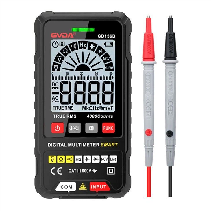 4000 นับ True RMS Smart Multimeter
