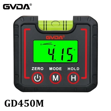 แนะนำ 2023 ใหม่ขายดี GVDA GD450M ไม้โปรแทรกเตอร์ดิจิตอล 360 องศา Mini Inclino...